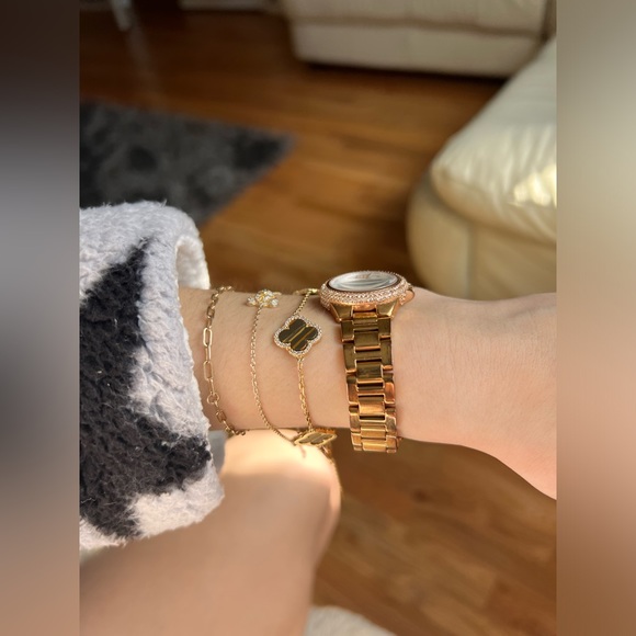 Michael Kors Petitie Camille Rose Gold-Tone Watch - Picture 2 of 9